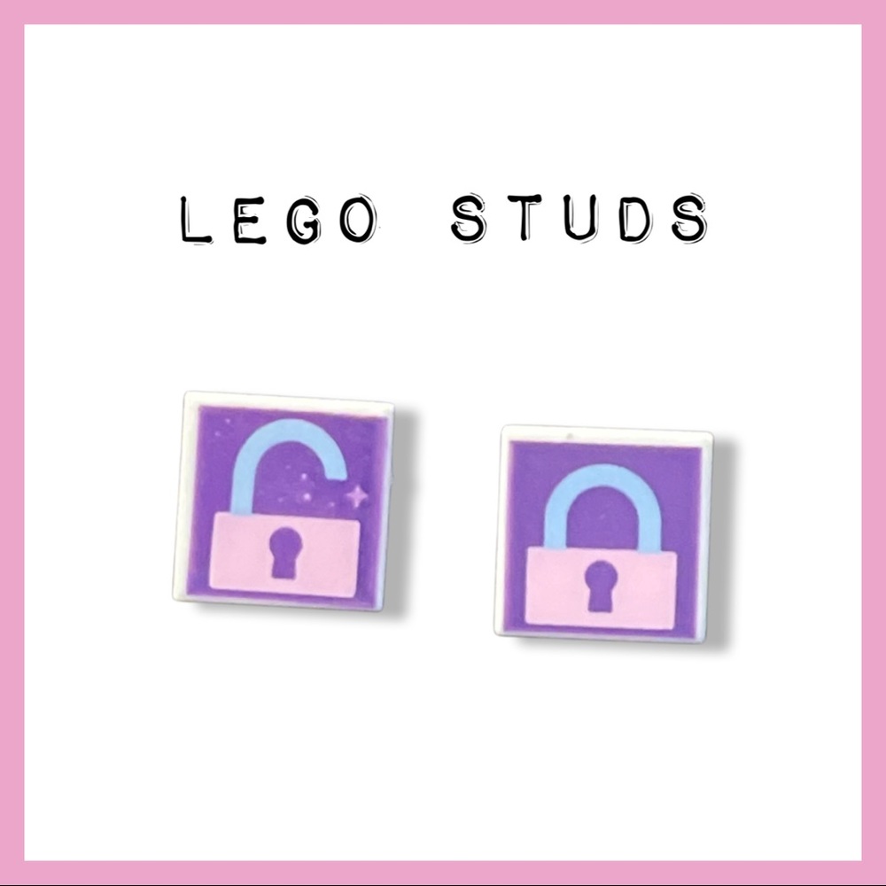 LEGO Stud Earrings